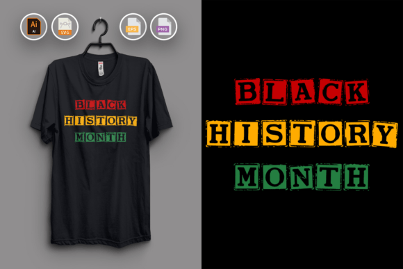 Black History Month T-shirt Design Vol.5: Creative Assets