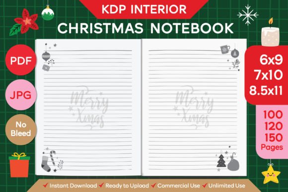 KDP Christmas Notebook Template: A Designer's Guide