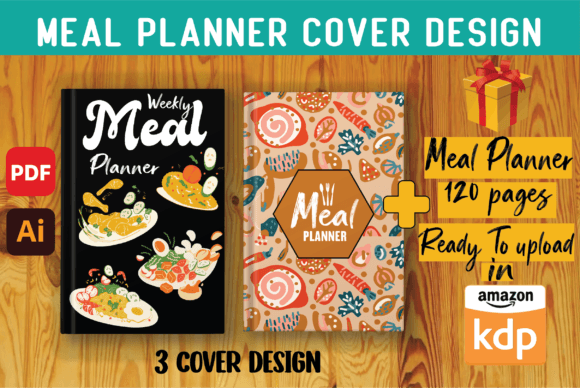 Meal Planner Template with Cover Design: A Designer's Asset