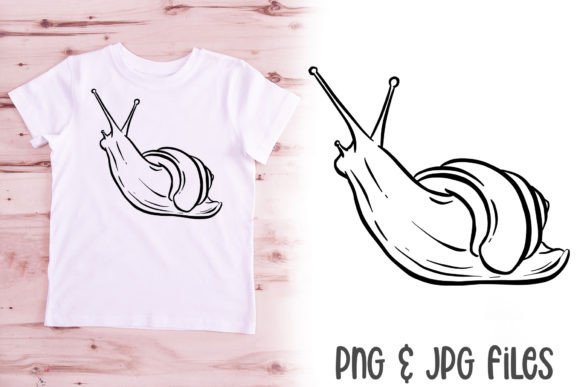 Snail Line Art Logo Illustration Design