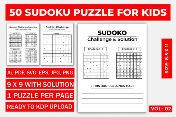 Sudoku Learning & Solution for Kids: A Visual Design Asset