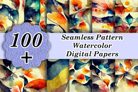 Unlocking Creativity with 100+ Watercolor Seamless Abstract Patterns